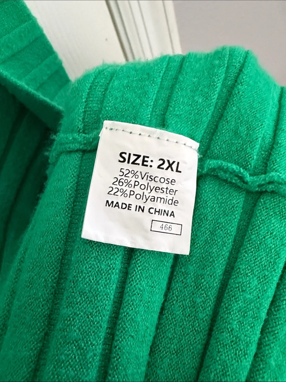 Open Front Ribbed Cardigan - Picture 2 of 4